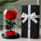 Crimson Eternity Forever Rose Dome