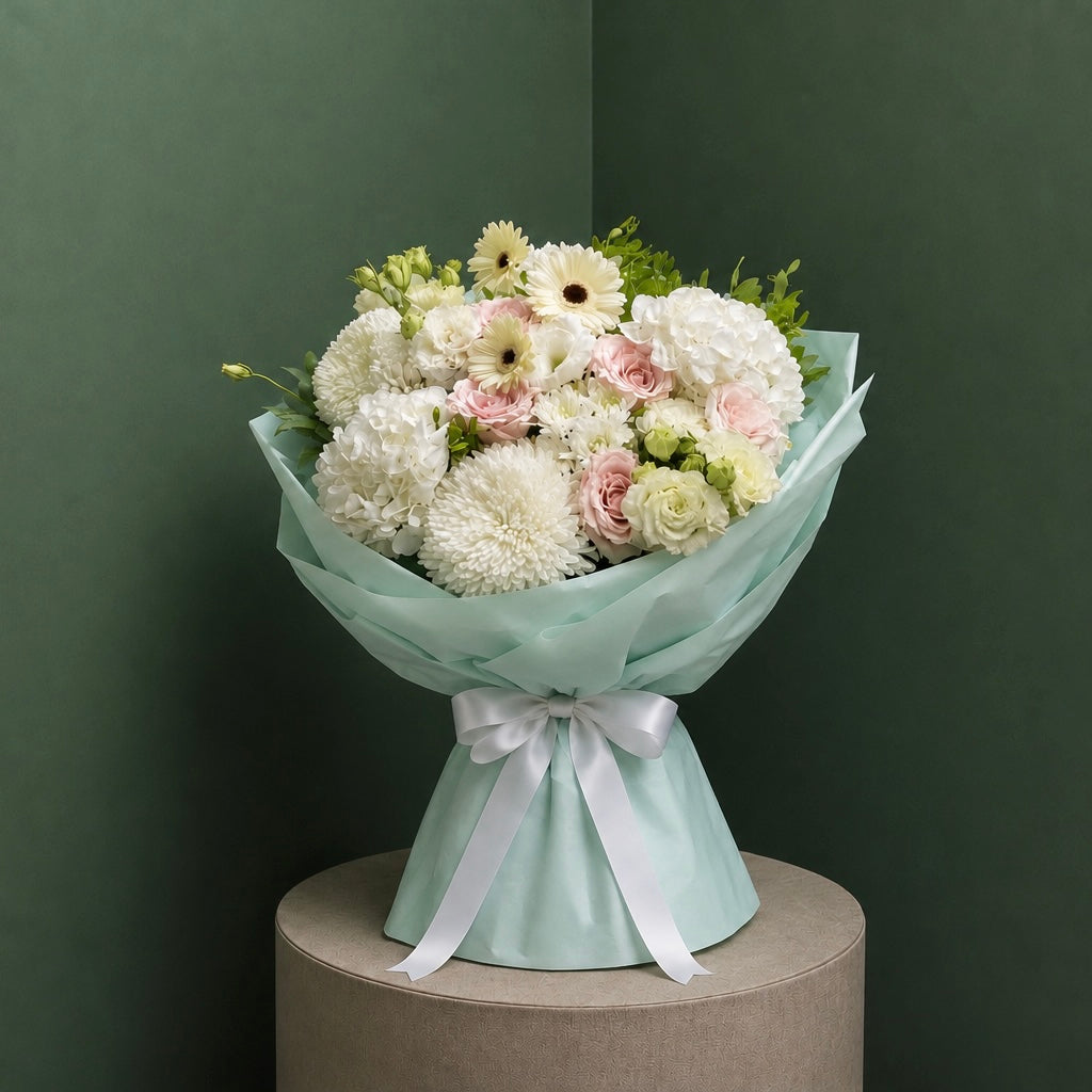 Serene Blush Elegance Bouquet