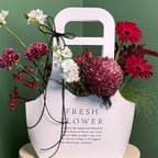 Crimson Elegance Flower Bag