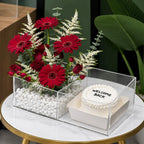 Crimson Welcome Bloom & Cake Box