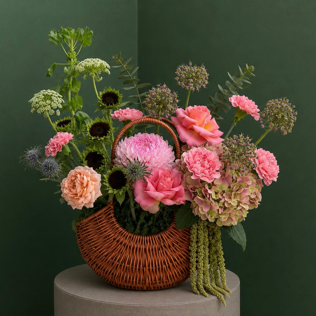 Grace in Bloom Flower Basket