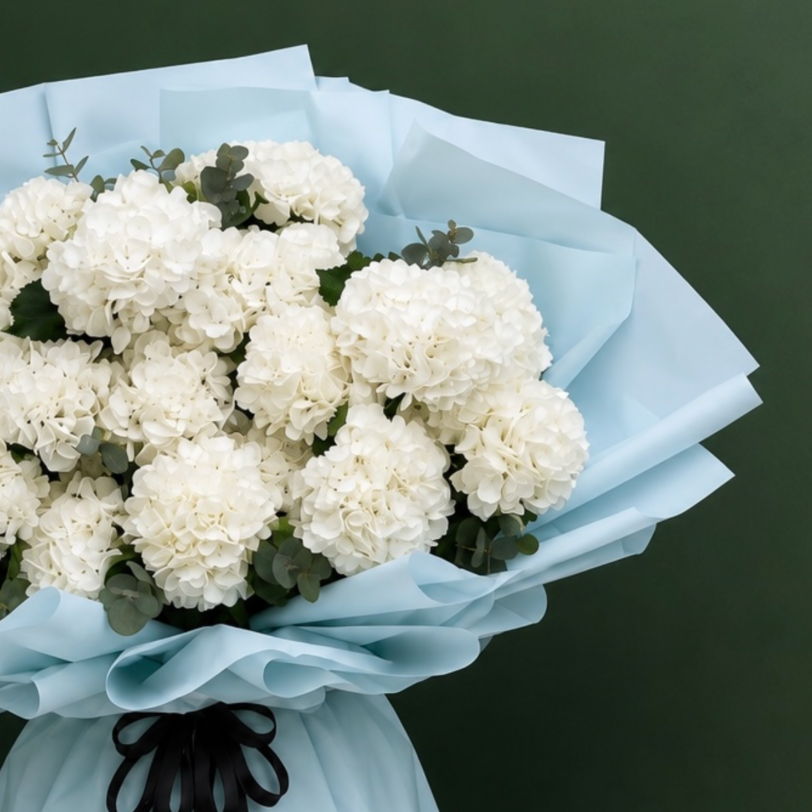 Snow Elegance Hydrangea Bouquet
