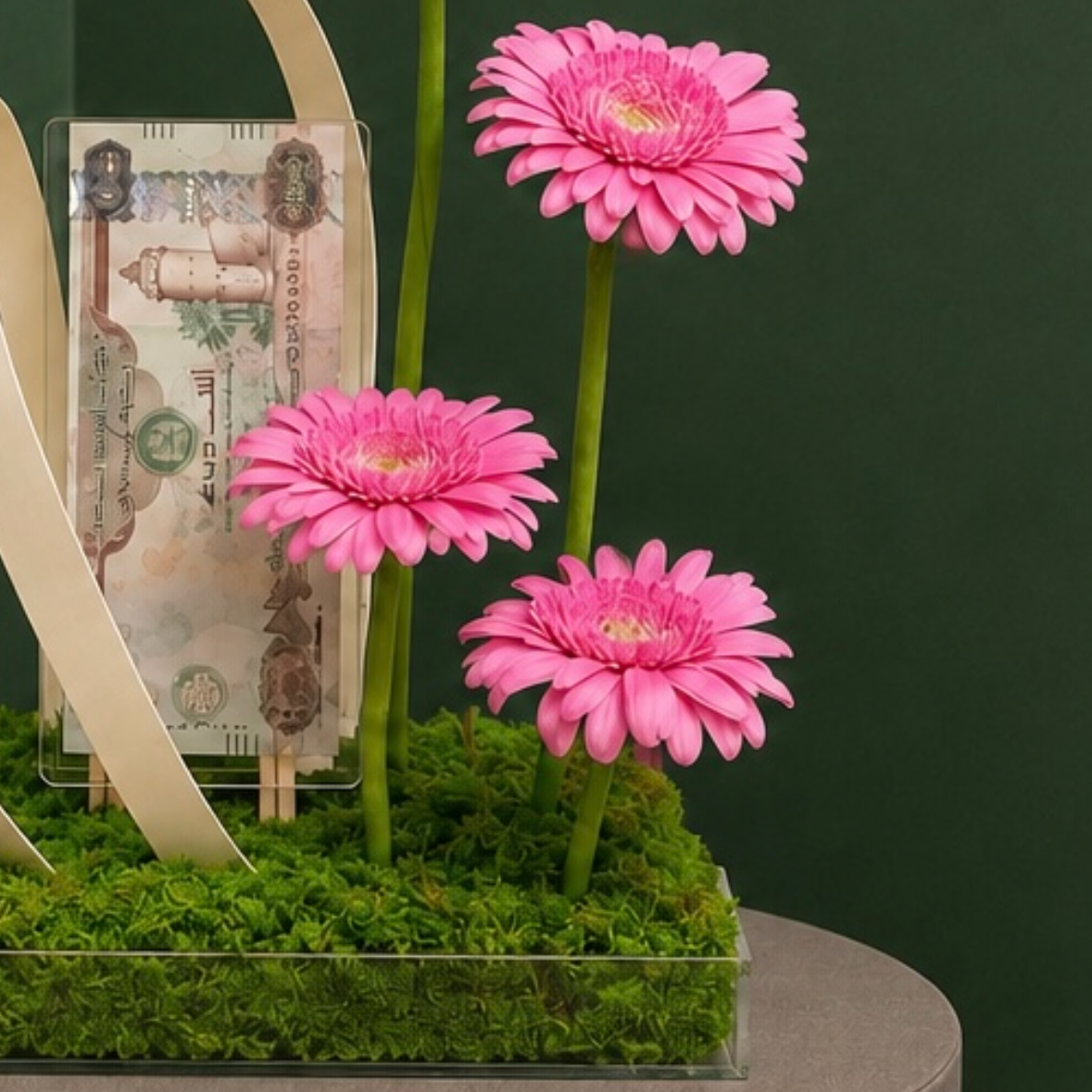 Pink Gerbera Money Bloom
