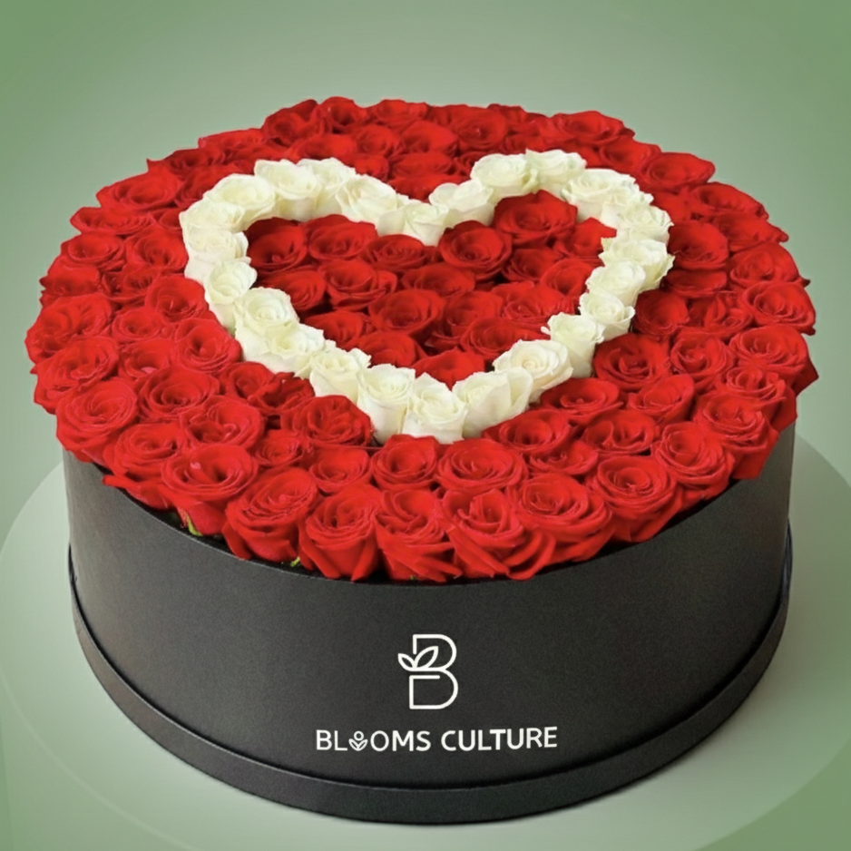 Valentine’s Heart of Roses