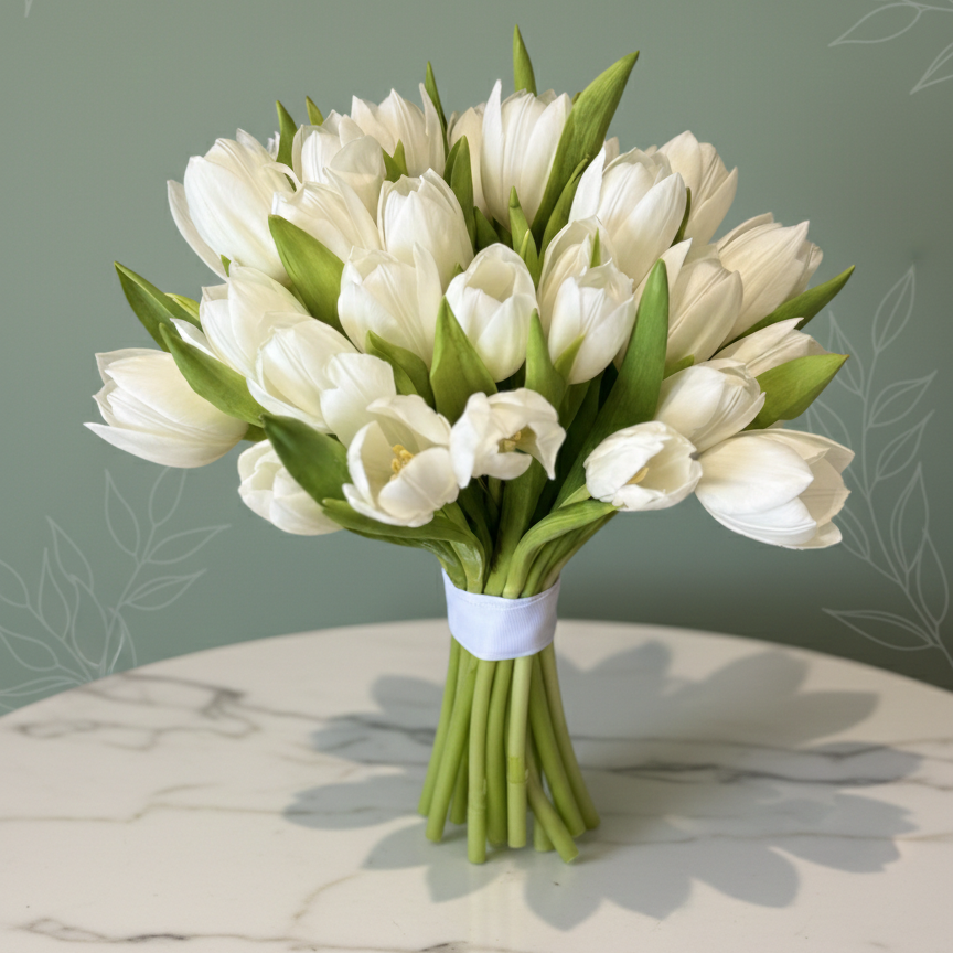 Tulip Promise Bridal Bouquet