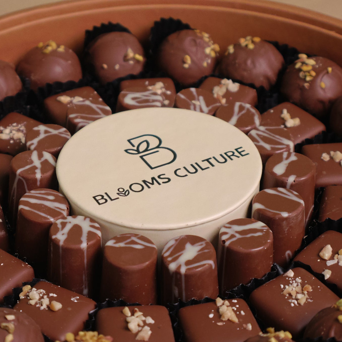 Belgium Mix Chocolate in Premium Signature Leather Tray